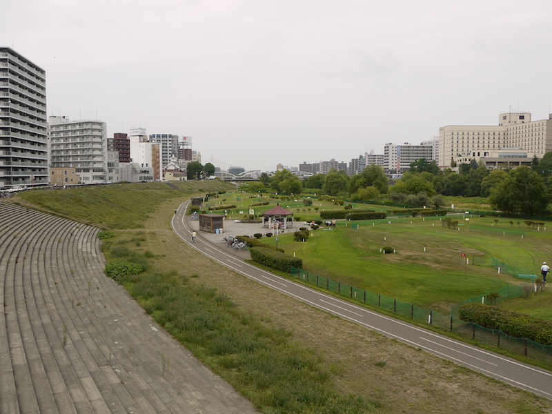 南七条大橋(札幌市中央区・豊平区) 橋からの眺望(下流側)(1)