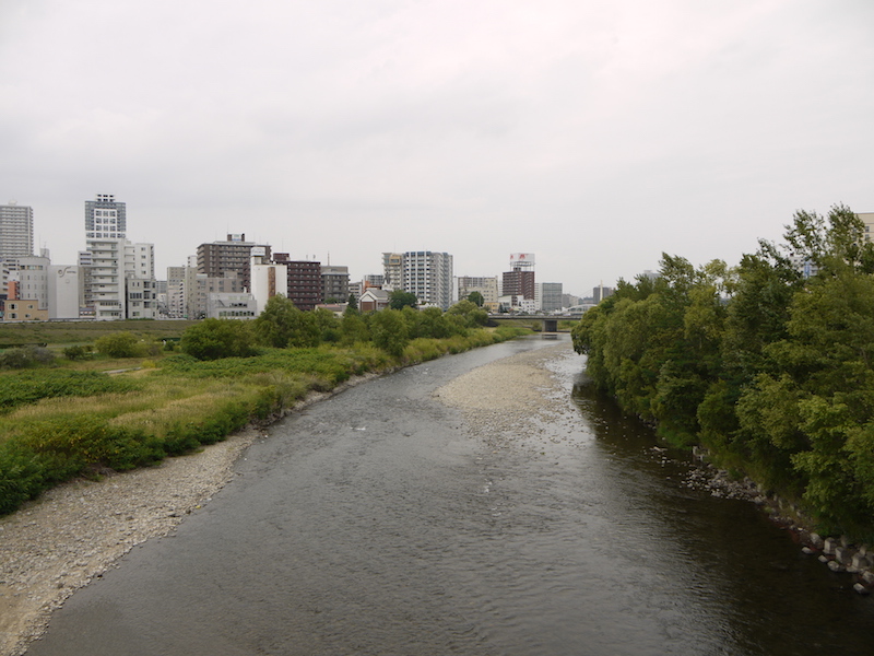 南七条大橋(札幌市中央区・豊平区) 橋からの眺望(下流側)(6)
