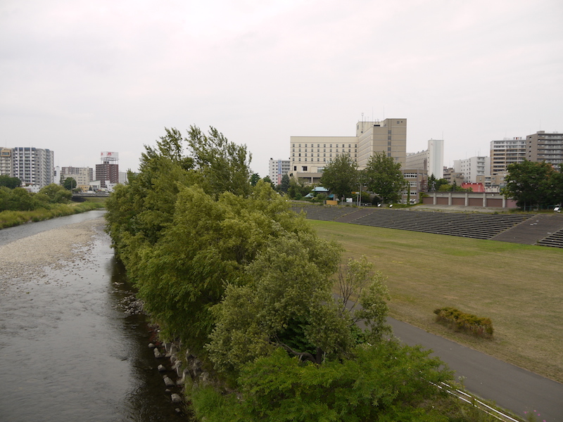 南七条大橋(札幌市中央区・豊平区) 橋からの眺望(下流側)(7)