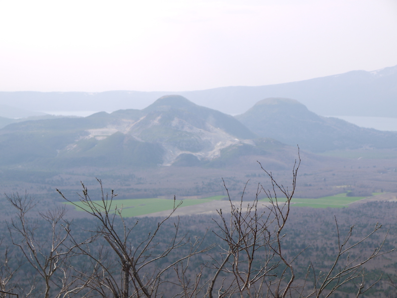 摩周第三展望台から撮影 アトサヌプリ(硫黄山) 北海道川上郡弟子屈町