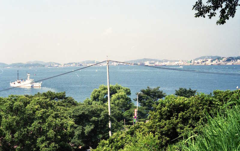 関門海峡(1) 和布刈公園から撮影