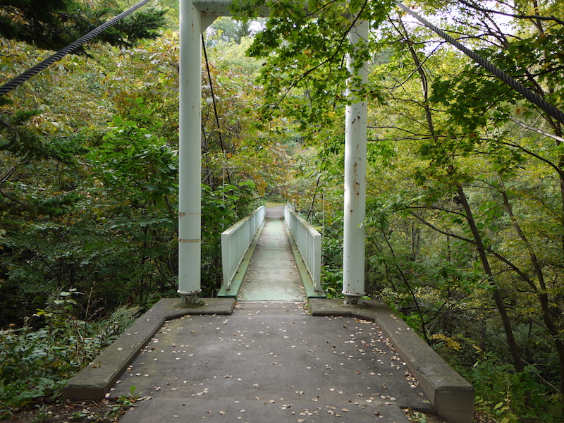 旭山記念公園 吊り橋 北海道札幌市中央区