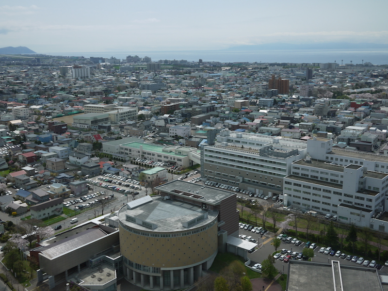 五稜郭タワーから撮影 南東方向 北海道函館市